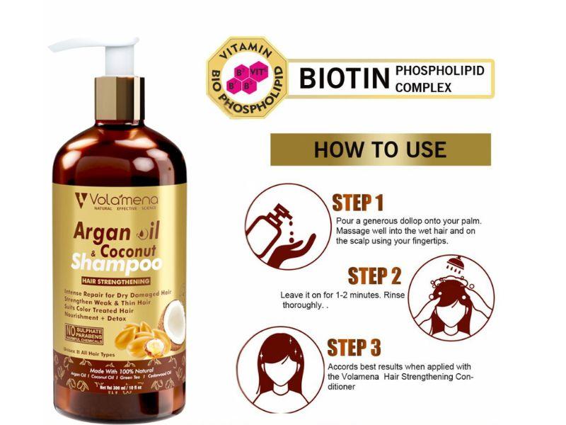 Argan Oil Hair Strengthening Shampoo 300 Ml