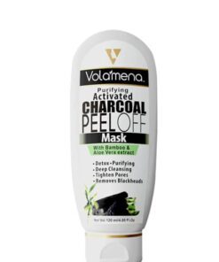 Volamena Purifying Activated Charcoal Peel off Mask For Face | Tan Removal | Deep Cleansing Skin For Women & Men 120 ml