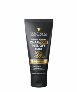 Volamena Purifying Activated Charcoal Peel off Mask For Face | For Tan Removal | Deep Cleansing Skin For Women & Men 50 ml
