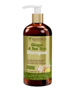 Volamena Ginger & Tea Tree Hair Shampoo For Dandruff Sulphate Free Parabens free 300 ml