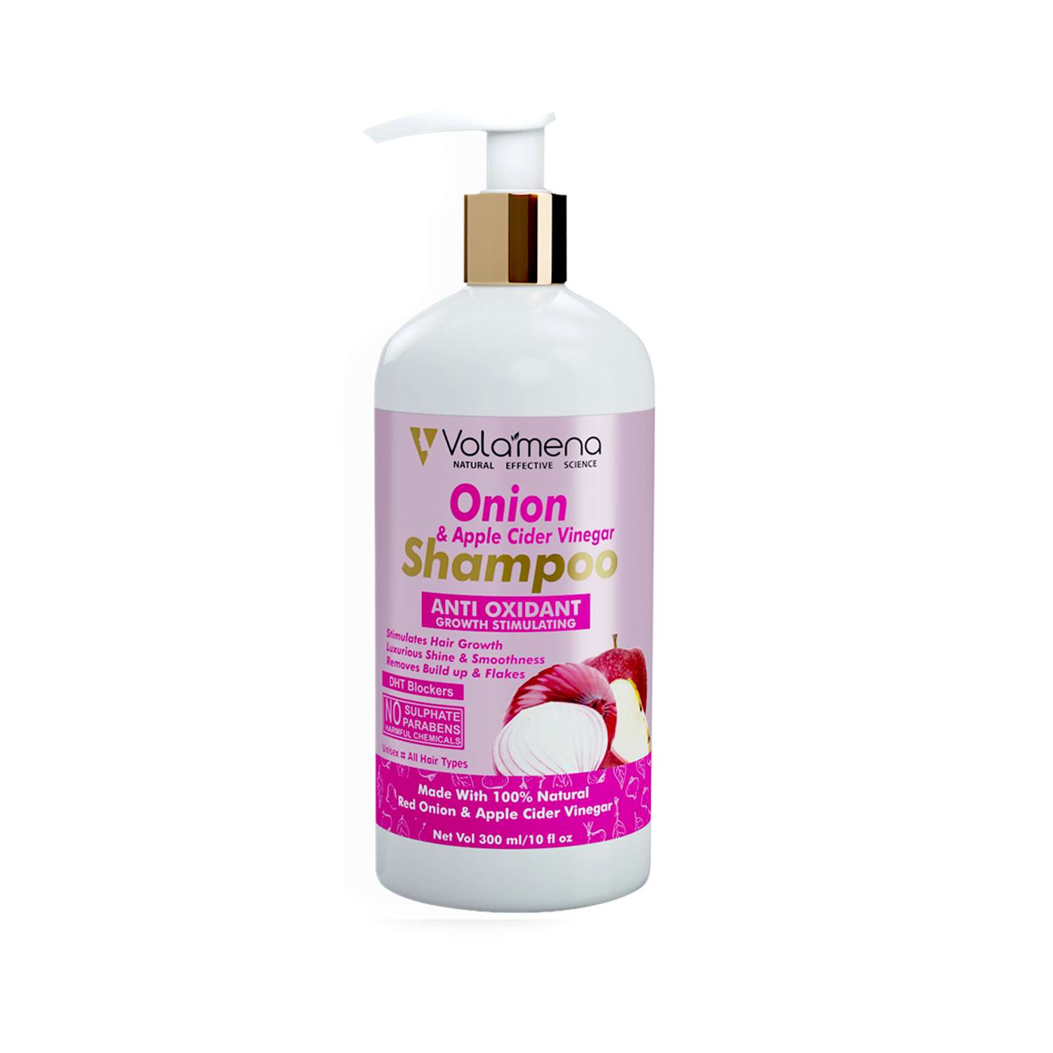 Onion and Apple Cider Vinegar Shampoo 300 ml