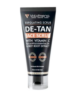 Volamena De-Tan Face Scrub With Vitamin C & Orange Peel | Skin Brightening | For Tan Removal For Women & Men 100 ml