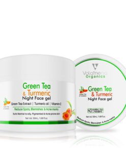 Green Tea & Turmeric face Gel Night Cream Hydrate, Reduces Acne & Overnight Repair gel For Women 50 ml
