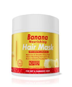 Banana Nourishing Hair Mask(Hair Spa) For Dry & Frizzy hair For Men & Women 120 ml