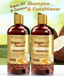 Argan Oil Hair Strengthening Shampoo 300 ml + Hair Strengthening Conditioner 300 ml Combo
