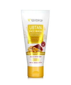Volamena Ubtan Face Wash | With Turmeric & Saffron | For Radiance & Glowing Skin For Women & Men 100 ml