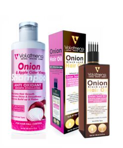 Onion Shampoo 200 ml with onion oil 100 ml combo pack