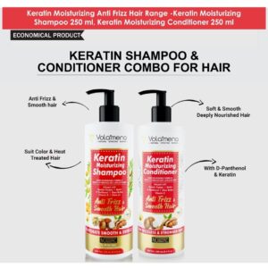 Volamena Keratin Shampoo & Conditioner Combo For Hair