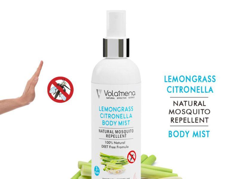 Lemongrass & Citronella Natural Mosquito Repellent body Mist 100 ml