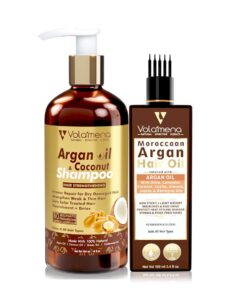 Argan Shampoo 300 Ml With Argan Hair Oil 100ml Combo
