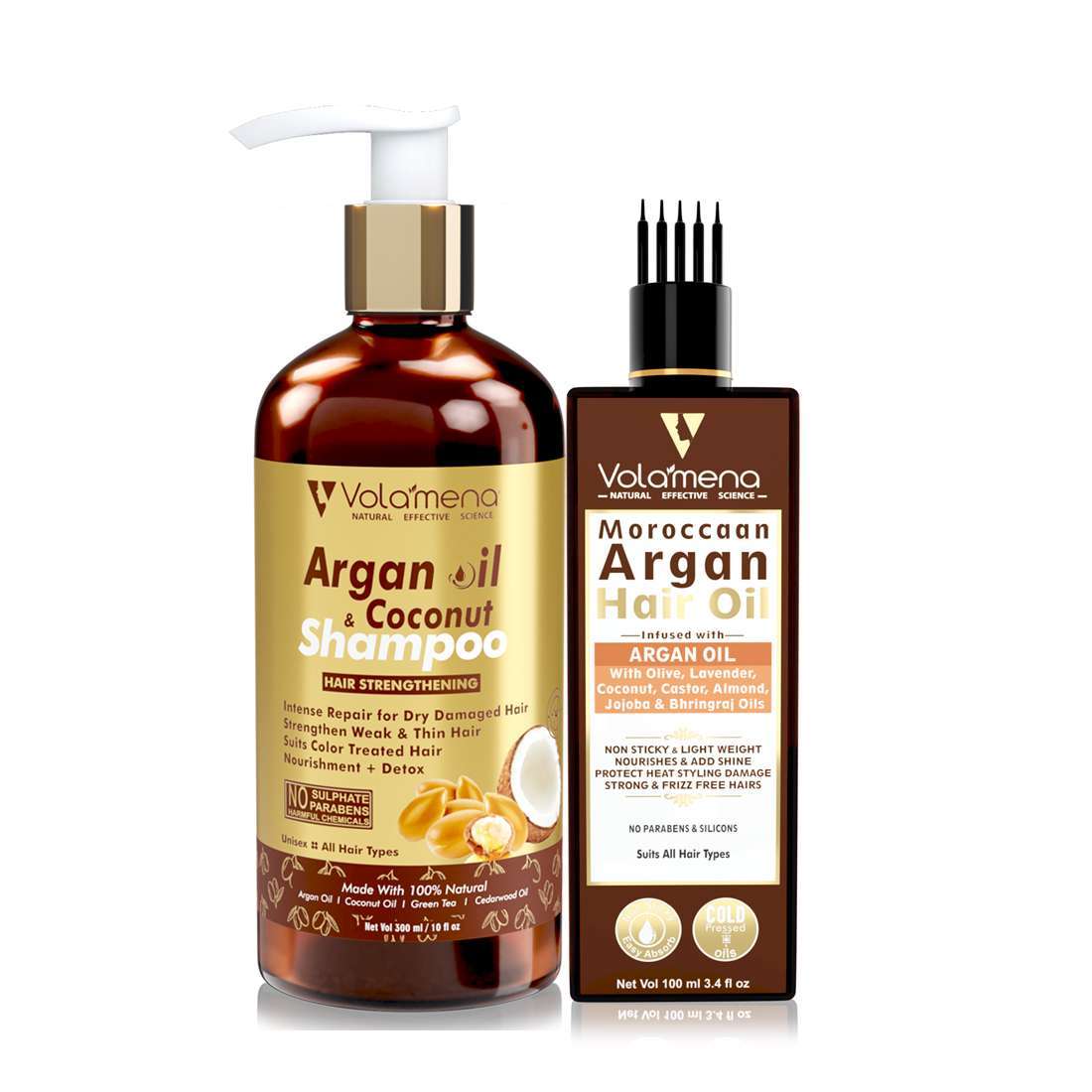 argan shampoo and hair oil
