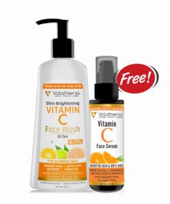 Volamena Vitamin C Face Wash For Skin Brightening | With Orange & Vitamin C | For Glowing Skin | Face Wash For Women & Men 250 ml