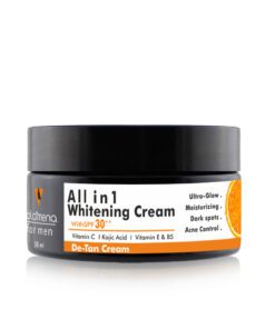 Volamena All in 1 Whitening Face cream For Men SPF 30 ++ With Kojic Acid & Vitamin C Tan Removal For Men 50 ml