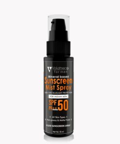 Volamena Men Mineral Based Sunscreen SPF 50 ++ Sunscreen Mist Spray For Men UVA UVB Protection 50 ml