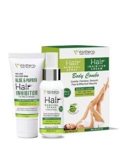Volamena Hair Remover Spray and hair inhibitor Cream Combo pack (50+50 ml)