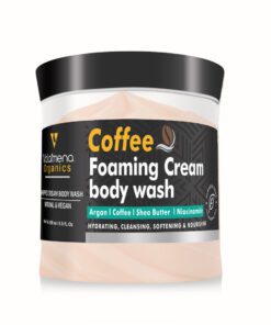 Volamena Organics Arabica Coffee Whipped cream Tan Removal Body Wash | Detan With Coffee & Vitamin C  | For Body | Shower gel For Women & Men 250 ml