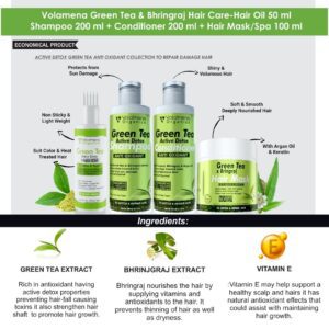 Volamena Green Tea Complete Hair Kit
