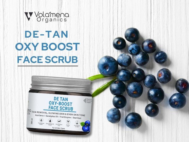 Volamena Organics Oxy-Boost De-Tan Face scrub 200 ml