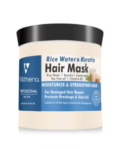 Volamena Rice water Hair Mask with Keratin For Repair Damaged Hair For Men & Women -250 ml
