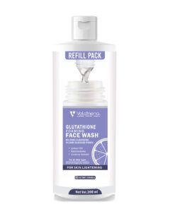 Volamena Glutathione Foaming Face Wash | For Skin Brightening & Glow | Face Wash For Women & Men Refill Pack 200 ml