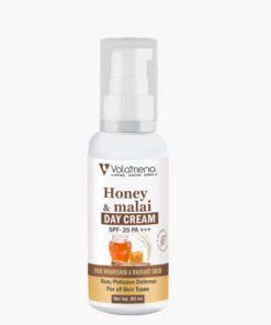 Volamena Honey Malai day Face cream with SPF 25++ For Daily Glow Moisturizer With Vitamin C For Women & Men 50 ml