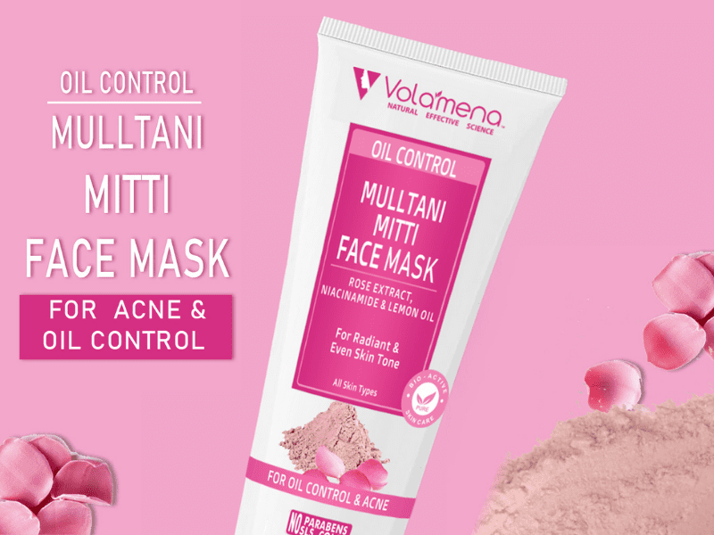Volamena Mulltani Mitti Mud Face Mask 100 ml