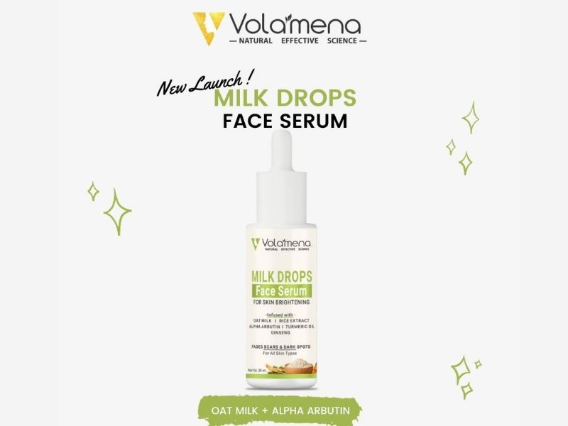 Volamena Milk Drops Skin Brightening Face serum 30 ml