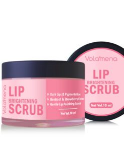 Volamena Lip Brightening With Shea Butter For Dark Lips To Lighten Lip Scrub For Women & Men 10 ml