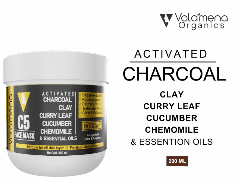Activated Charcoal C5 Face Mask 200 ml