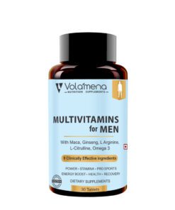 Volamena Multi Vitamins with Ginseng, L -Arginine & L-Citrulline for men for superior Power, Stamine, Health, Energy Boost, Sports a & Recovery 30 Tbs.