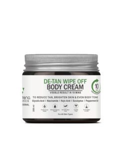 Volamena Wipe off Detan Body Cream For Skin Brightening | For Tan Removal For Women & Men 200 ml