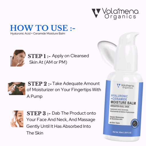 Volamena Organics Hyaluronic & Ceramide Moisture Balm 50 ml