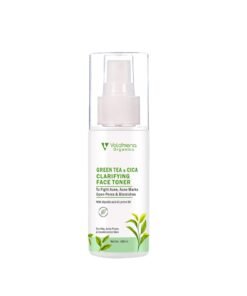 Volamena Organics Clarifying Green Tea Toner With CICA & Green Tea For Oily Skin Treat Acne & Pimples 100 ml