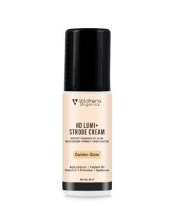 Volamena Organics HD Lumi+ Strobe cream Face Cream Golden Glowing Skin With Patchouli Oil & Vitamin C, Alpha Arbutin & Hyaluronic Acid For Women 40ml