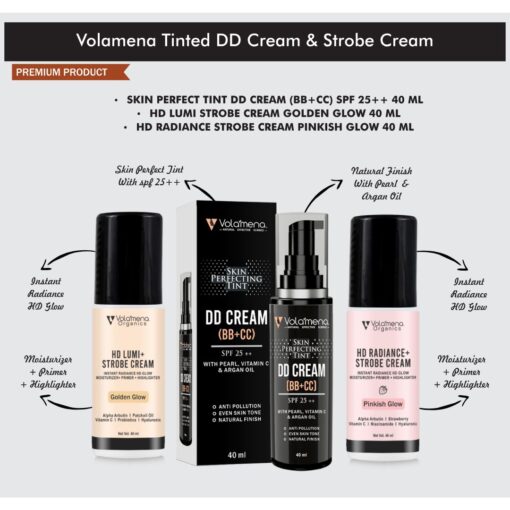 Volamena Tinted DD Cream & Strobe Cream