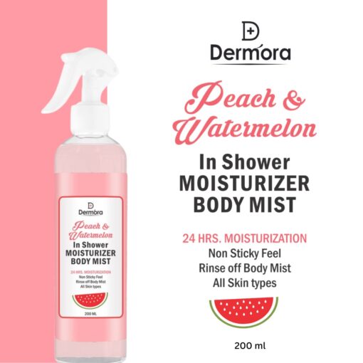 Peach & Watermelon In Shower Moisturizer body mist For 24Hrs. Moisturization