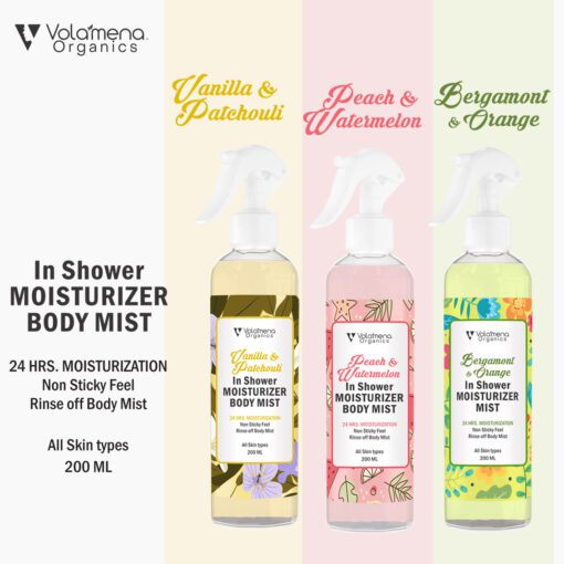 Peach & Watermelon In Shower Moisturizer body mist For 24Hrs. Moisturization