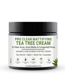 Pro Clear Green Tea & Tea Tree Face Cream, Acne & Acne Marks For Women & Men