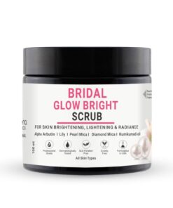 Bridal Glow Face Scrub With Pearl Mica, Diamond Mica, For Skin Brightening & Glow | Face Scrub For Women & Men 100 ml