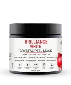 Brilliance Crystal Peel Face Mask With Niacinamide For Glow, Skin Whitening & Dark Spot Reduction | For Women & Men 100 ml