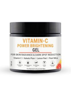 Vitamin C Power Brightening Face Gel With Vitamin C & Pearl Mica For Glowing Skin & Dark Spot Reduction | For Women & Men 100 ml