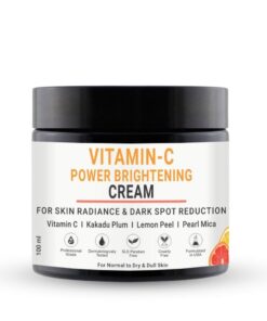 Vitamin C Power Brightening Face Cream With Vitamin C & Pearl Mica For Glowing Skin & Dark Spot Reduction | For Women & Men 100 ml