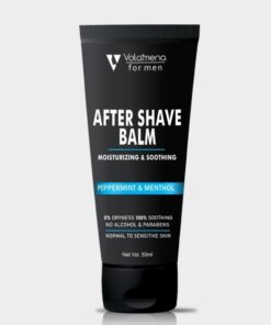 Volamena Men After Shave Balm | Peppermint & Menthol | 0% Dryness, Soothing & Cooling | 50 ml