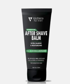 Volamena For Men After Shave Balm Sensitive Skin | Aloe vera | Light lotion | 0% Dryness & Calming | 50 ml