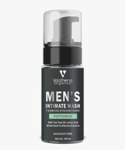 Volamena Organics Men's Intimate Wash Peppermint With Tea Tree Oil & Lactic Acid For Reduce Odour & Itching 100 ml