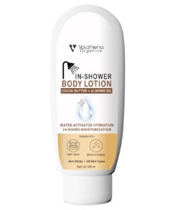 Volamena Organics Cocoa + Almond In-Shower Body Lotion For Skin Feeling Soft and Smooth 120 ml