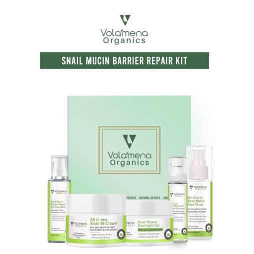 Volamena Organics SNAIL Mucin Barrier Repair Kit Pack Of 5 Volamena Organics SNAIL Mucin Barrier Repair Kit Pack Of 5