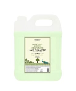 Volamena Organics Green Apple & Lemon Moisturizing Hair Shampoo | For Deeply Cleanse & Nourish | 5Ltr.